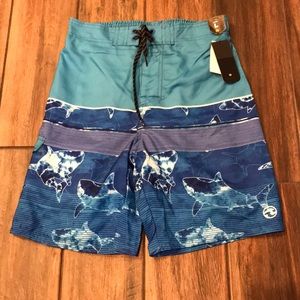 🏊‍♂️ NWT Ocean Current brand boy’s swim trunks